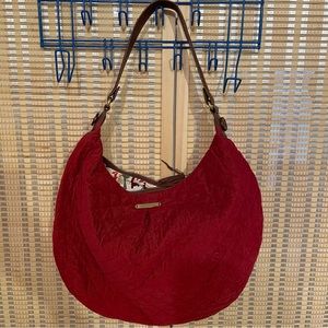 Vera Bradley corduroy hobo bag